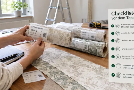 Before Hanging: How to Check Wallpaper Rolls Properly