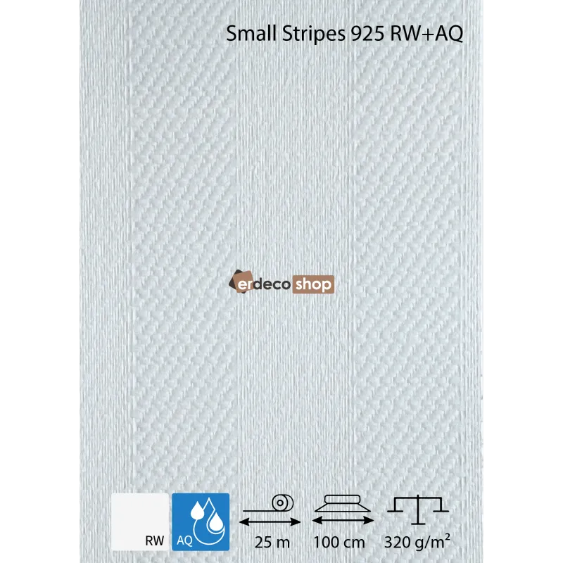 SYSTEXX Small Stripes 925 RW AQ Diagonalstreifen Glasfaser selbstklebend 320 g/m2