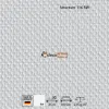 SYSTEXX Structure 116 RW woven texture raw glass fibre 235 g/m² before and after painting comparison