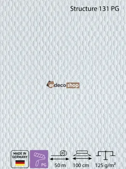 SYSTEXX Structure 131 PG – Bubble Texture Pre-Primed Glass Textile, 50m²