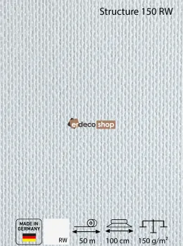 SYSTEXX Structure 164 RW – Linen Texture Raw Glass Textile, 50m²