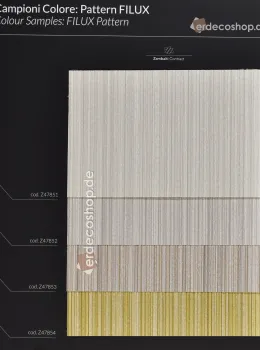 Home Z47852 Multi-Toned Vertical Fabric Luxury Wallpaper (Cream, Light Gray, Dark Beige), 10m²
