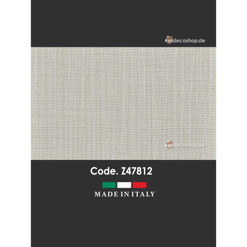 Home Z47812 Crème Clair Motif Osier Tressé Antibactérien Feu Retardant Zambaiti Contract