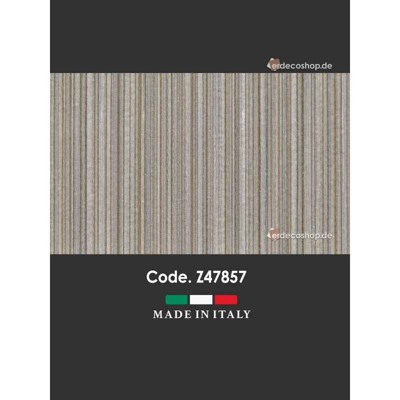 Home Z47857 Beigetöne Hellgrau Verlauf Vertikal Gestreifte Textil Optik Luxus Tapete