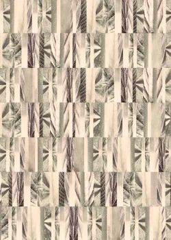Duvar Kağıdı Paneli, Duvar Posteri, Resimli Duvar Kağıdı, Yaprak Mozaik, Yaprak Dokusu, Patchwork Desen, Bej, Gri, Nötr Tonlar, Doğal Dekor, Modern Dekor, Geometrik Desen, Salon Duvarı, Ofis Dekorasyonu, Lüks Duvar Kağıdı, Project Z61014-1