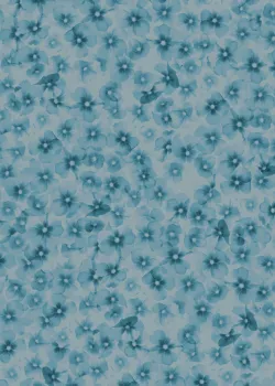 Project Z61016-1 Hell Eisblau Printemps Blumen Tapetenpaneel 15m²