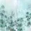 Project Z61025-2 Cool Aqua Tones Watercolor Sottobosco Undergrowth Wallpaper Panel 15m²