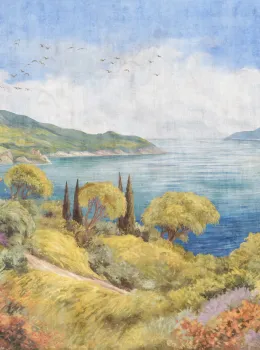 Project Z61046-3 Liguria Panneau Mural Paysage Méditerranéen 15m²
