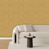 Tradizione Italiana Z40019 Papier Peint Damassé Classique Beige Grège Champagne Relief