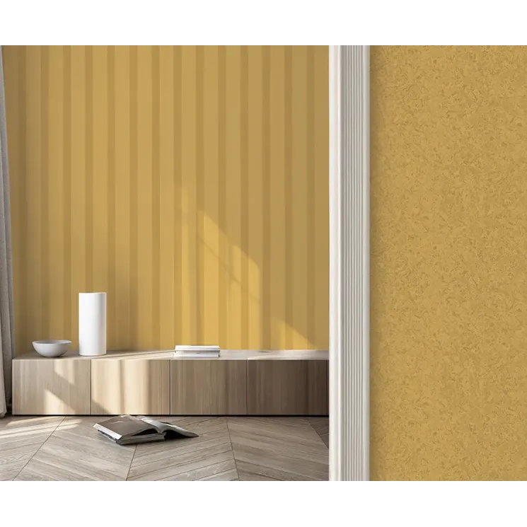 Tradizione Italiana Z40025 Greige Champagne Vertical Stripe Italian Wallpaper