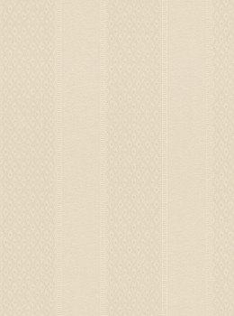 Tradizione Italiana Z40030 – Cream Champagne Classic Striped Italian Wallpaper, 5.32m²