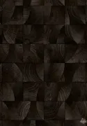 Architexture 2 Z57726 Dunkelbraun 3D Geschnittenes Holz Tapeten