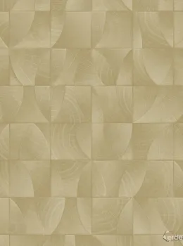 Architexture 2 Z57730 Papier Peint Effet Bois Rondins 3D Beige Clair