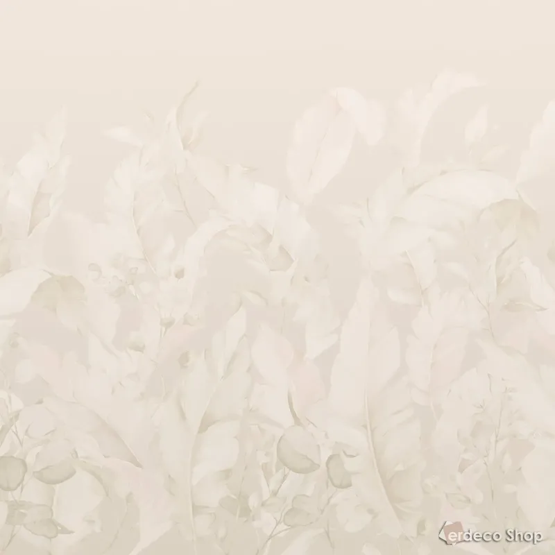 Panneau mural Architexture Z57775 feuilles minimalistes claires.