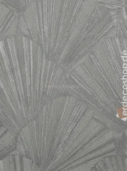 Casa Chic Z20101 Gri Yaprak Desenli Duvar Kağıdı