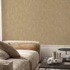 Casa Chic Z20111 beige und hellbraune, Blattmuster Tapete.
