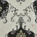 Casa Chic Z20131 Schwarz-Creme Damast Luxus Klassische Tapete