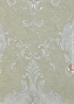 Casa Chic Z20134 Beige Cream Damask Pattern Luxury Wallpaper