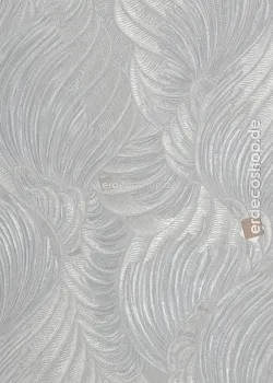 Elie Saab 2 Z34904, white feather-patterned embossed wallpaper