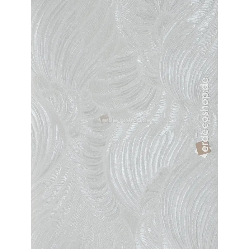 Elie Saab 2 Z34910 white leaf wallpaper with embossed breathable surface