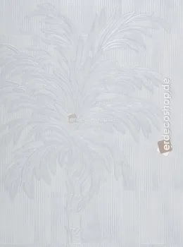Elie Saab 2 Z34940, Beyaz Modern Yaprak Desenli Duvar Kağıdı
