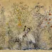 Elie Saab Z34953, Gold Japanisches Kranich Vogel Tapetenpaneel