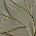 Elie Saab Z34971, Fünfteilige Wandpaneel-Serie mit Goldlinien-Blatt auf Hellgrau