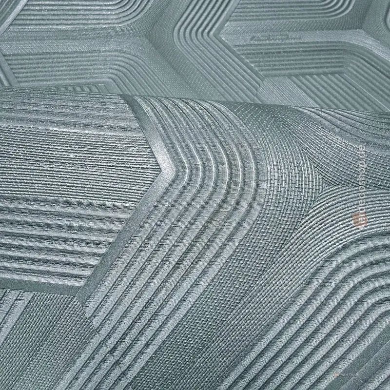 Lamborghini 3 Z12811 gri geometrik 3D desenli duvar kağıdı, modern, dokulu