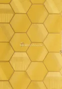 Lamborghini 3 Z12826 Papier Peint Hexagonal Jaune de Luxe