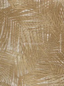 Lamborghini 3 Z12833 Papier Peint Feuillage Tropical Beige de Luxe