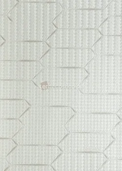Lamborghini 3 Z12845 Tapete in Warmgrau mit Hexagonstruktur