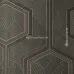 Lamborghini 3 Z12847 Bronzefarbene Tapete mit Hexagon-Muster und Metallstruktur