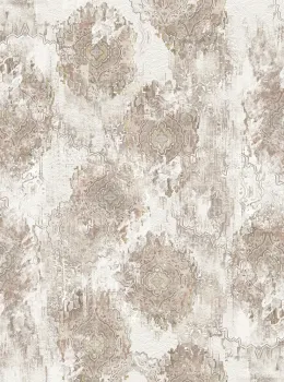 Marrakech Z70766, Neutral Beige Faded Oriental Medallion Wall Poster, 15m²
