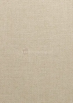 Marrakech Z70707, Luxuriöse Italienische Tapete mit Hellbeiger Fischgrät-Stoffstruktur, 5m²