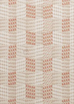 Marrakech Z70717, Tapete mit Terrakotta Kariertem Webmuster, 5m²
