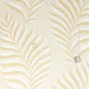 Marrakech Z70730, Tapete mit Sandbeige Farnblatt-Muster Leinenstruktur, 5m²
