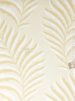 Marrakech Z70730, Kum Beji Eğrelti Otu Desenli Keten Dokulu Duvar Kağıdı, 5m²