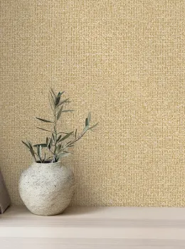 Marrakech Z70722, Papier Peint Effet Tissu Lin Taupe, 5m²