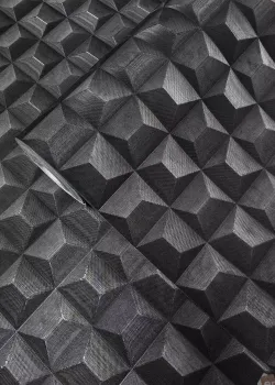 Mini Trend Z15524 Dark Gray 3D Geometric Cube Wallpaper 5m²