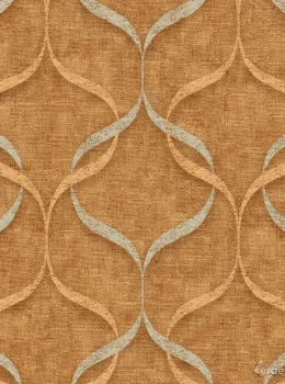 Mini Trend Z15530 Beige Gray 3D Wavy Pattern Wallpaper 5m²