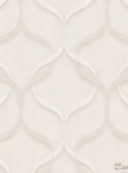 Mini Trend Z15529 Light Cream 3D Wavy Pattern Wallpaper 5m²