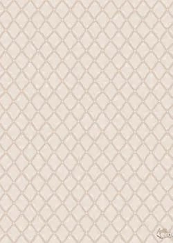 Mini Trend Z15538 Papier Peint Motif Losanges Blanc Fond Uni 5m²