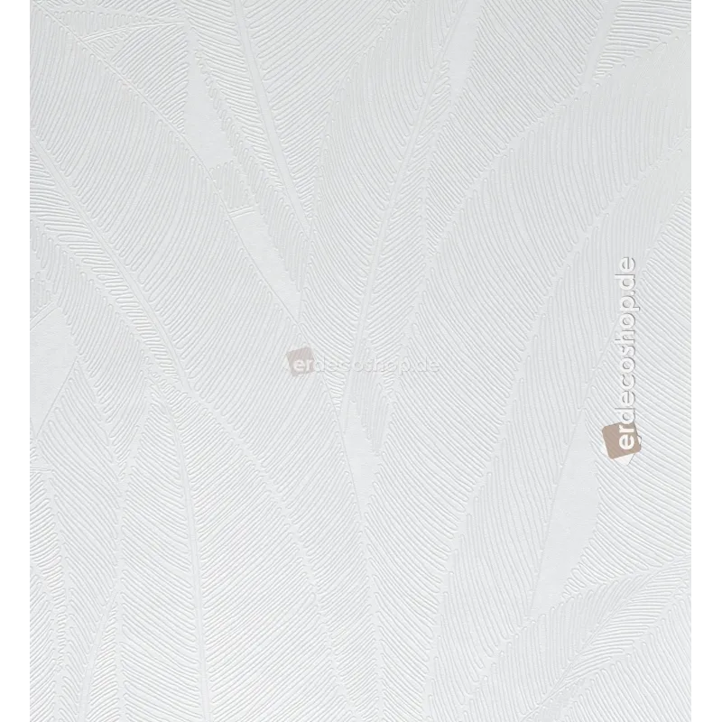 Murella 100 Z16703 luxuriöse creme-beige Tapete mit Spitzenstickerei und Blattmuster