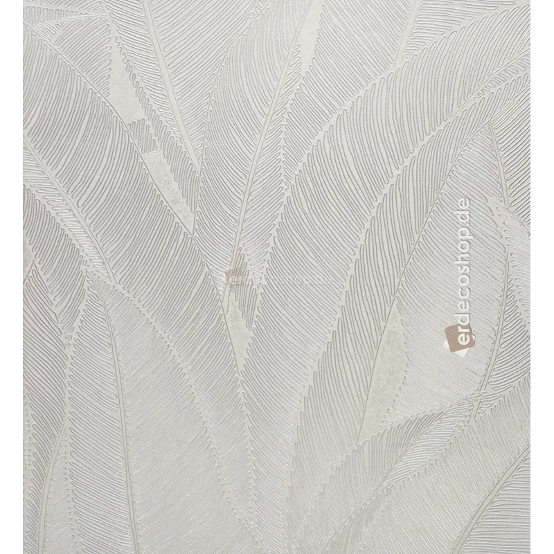 Murella 100 Z16706 luxury cream beige lace textured leaf pattern wallpaper