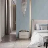 Murella 100 Z16710 luxuriöse graue Tapete mit großen Blättern und Spitzen-Textur