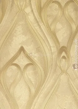 Murella 100 Z16733, Gold Colored Damask Pattern Italian Luxury Wallpaper