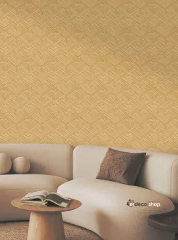 Natural Z48403 – Papier Peint Chevron Crème Texturé, 5.32m²