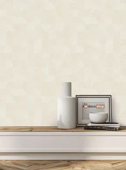 Natural Z48439 – Kadifemsi Tweed Dokulu Beyaz Gri Duvar Kağıdı, 5.32m²