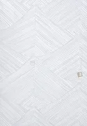 Natural Z48402 – Papier Peint Chevron Blanc Gaufré, 5.32m²