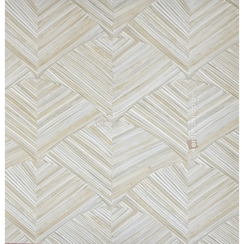 Natural Z48405 sand beige champagner Chevron Schilffaser Strukturtapete hell minimalistisch Strandhaus